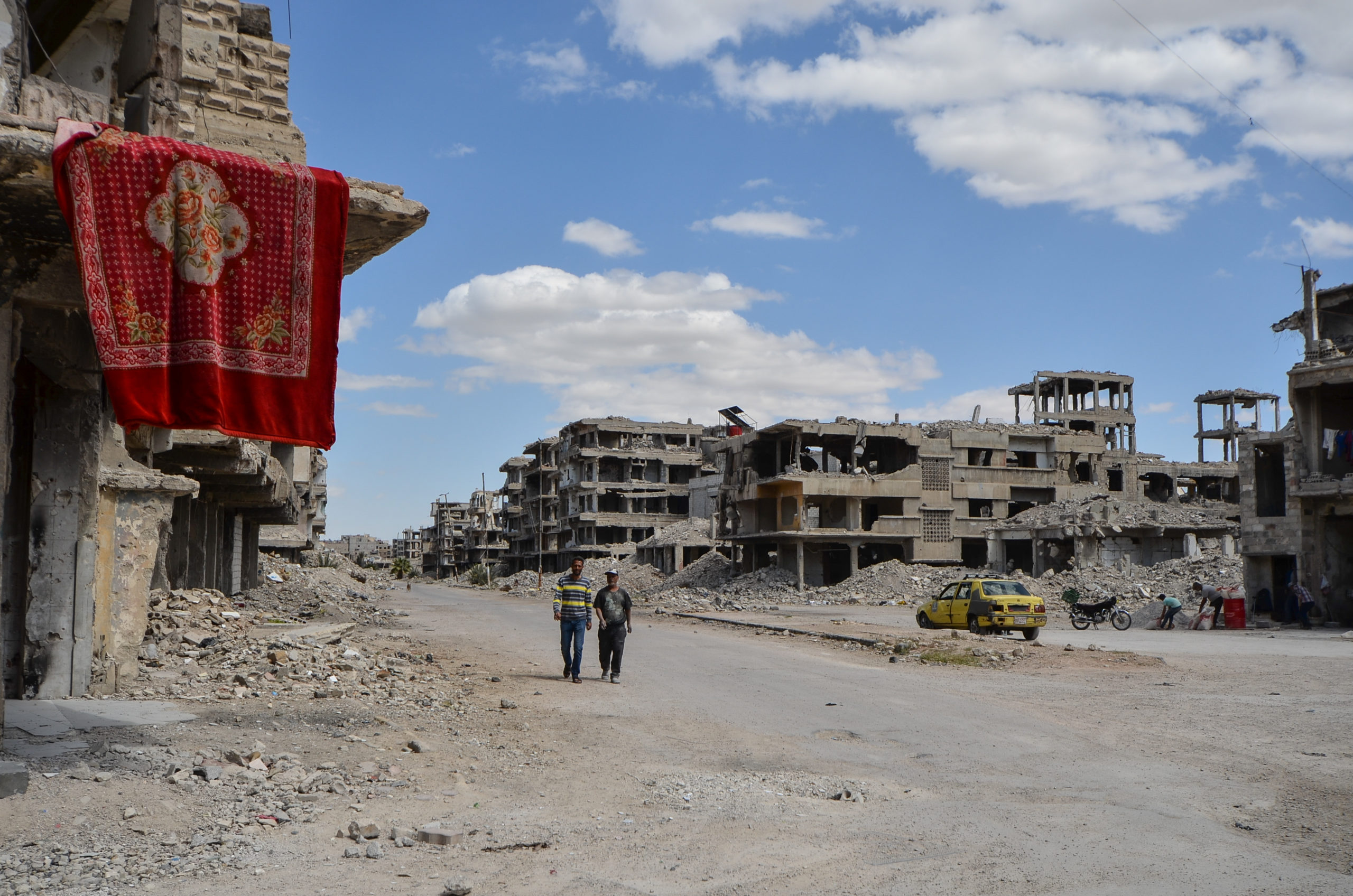 Crossroads of Yarmouk Street and 30th Street East (Salah Ed-Deen Al-Ayyoubi), Yarmouk, April-June 2025