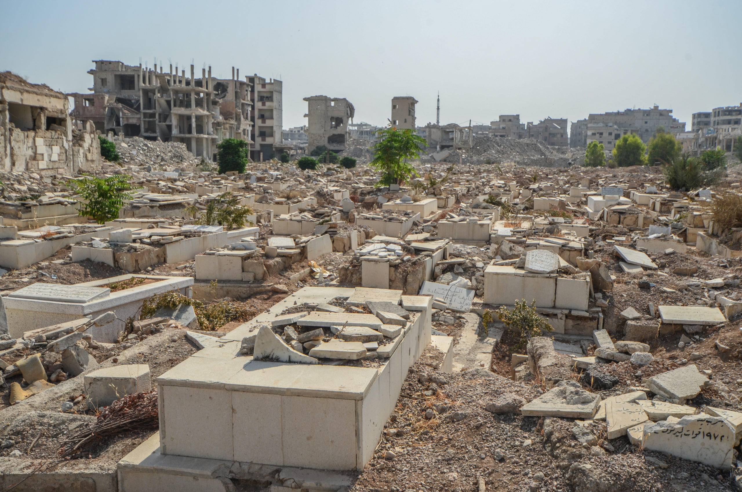 Martyrs' Cemetery, 30th Street, Yarmouk, April-June 2025.