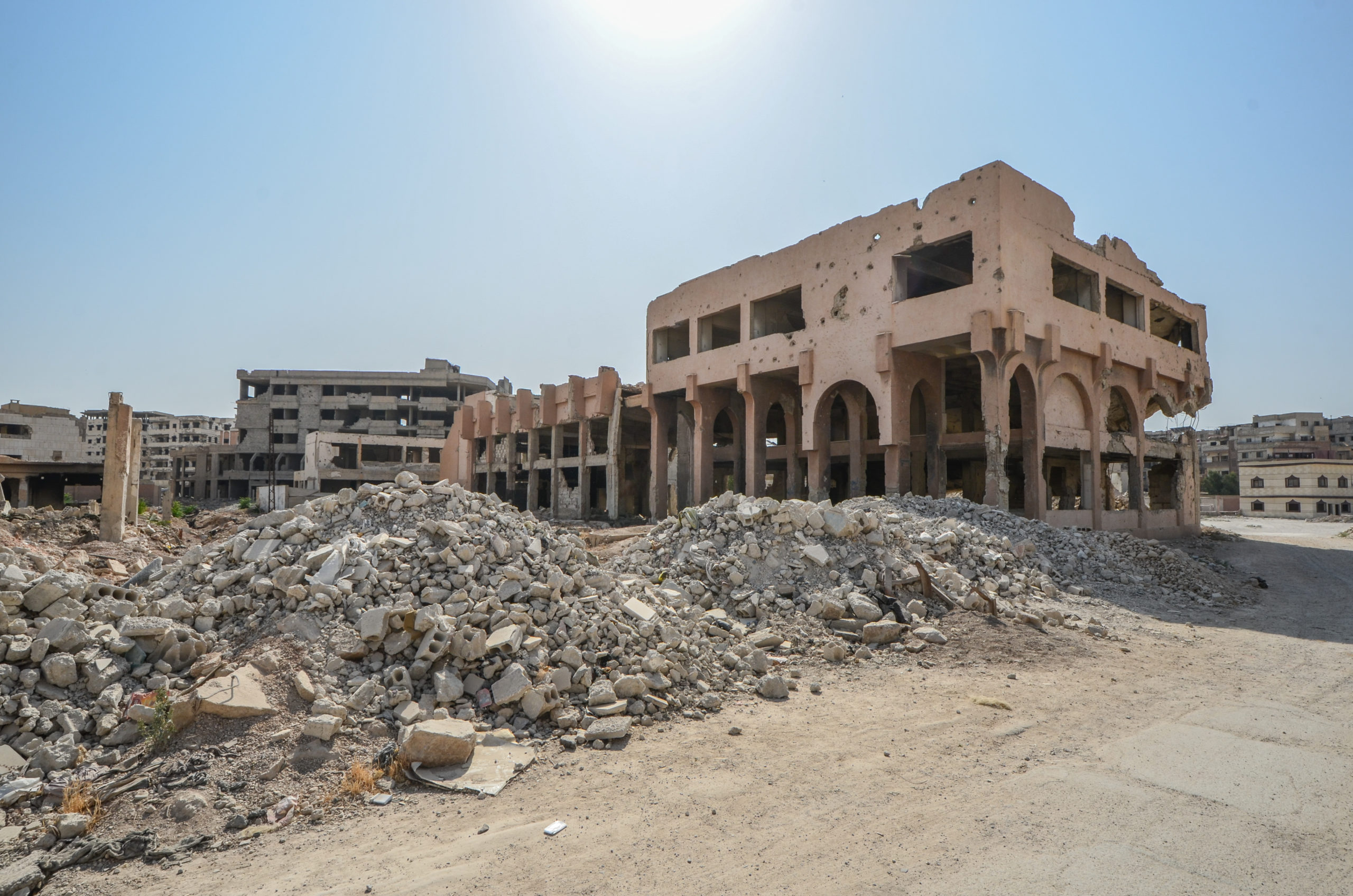 Arab Cultural Center (UN-run), Yarmouk, April-June 2025.